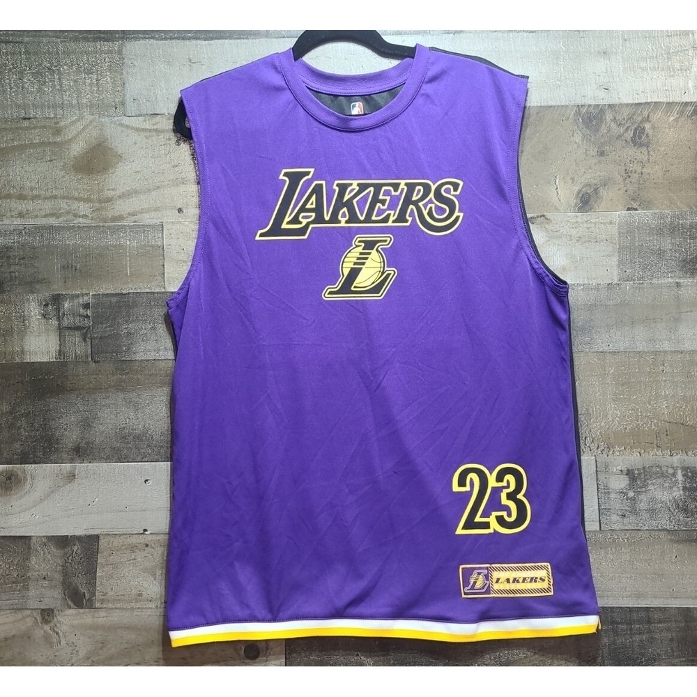 Lebron James #23 L.A‎ Lakers  100% polyester Jersey  Men Sz Large NBA -